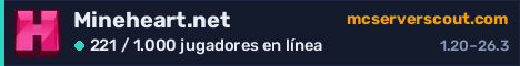 Banner del servidor Mineheart.net
