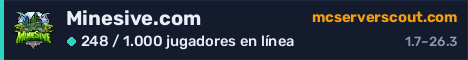 Banner del servidor Minesive.com