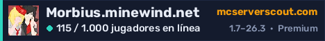 Banner del servidor Morbius.minewind.net