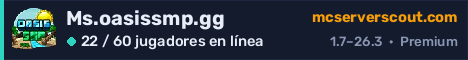Banner del servidor Ms.oasissmp.gg