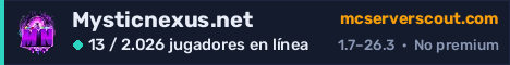 Banner del servidor Mysticnexus.net