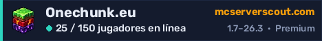 Banner del servidor Onechunk.eu