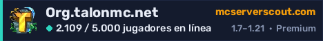 Banner del servidor Org.talonmc.net