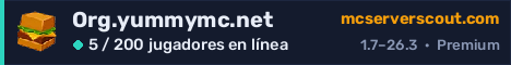 Banner del servidor Org.yummymc.net