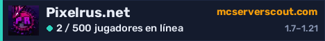 Banner del servidor Pixelrus.net