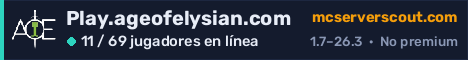 Banner del servidor Play.ageofelysian.com