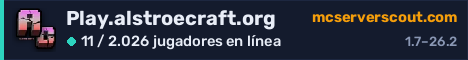 Banner del servidor Play.alstroecraft.org