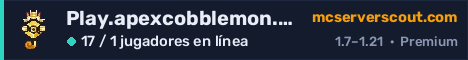 Banner del servidor Play.apexcobblemon.com