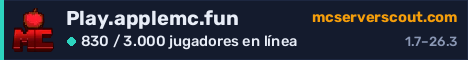 Banner del servidor Play.applemc.fun
