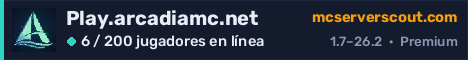 Banner del servidor Play.arcadiamc.net