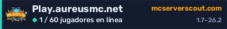 Banner del servidor Play.aureusmc.net