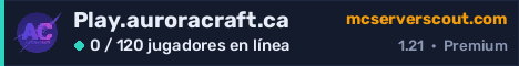 Banner del servidor Play.auroracraft.ca