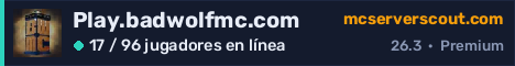 Banner del servidor Play.badwolfmc.com