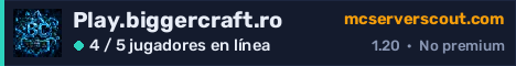Banner del servidor Play.biggercraft.ro