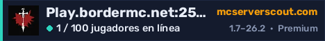 Banner del servidor Play.bordermc.net:25576