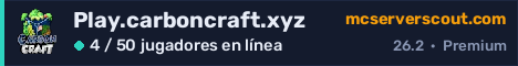 Banner del servidor Play.carboncraft.xyz