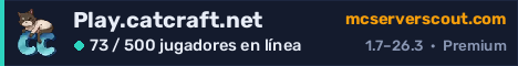 Banner del servidor Play.catcraft.net