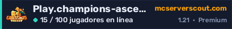 Banner del servidor Play.champions-ascent.com