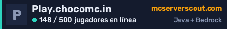Banner del servidor Play.chocomc.in