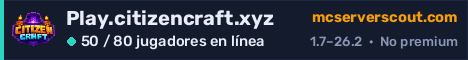 Banner del servidor Play.citizencraft.xyz