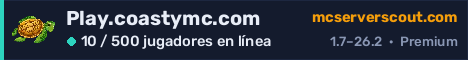 Banner del servidor Play.coastymc.com