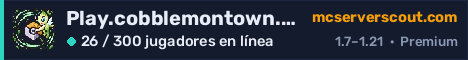 Banner del servidor Play.cobblemontown.com