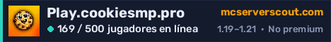Banner del servidor Play.cookiesmp.pro