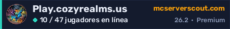 Banner del servidor Play.cozyrealms.us