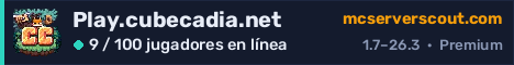 Banner del servidor Play.cubecadia.net