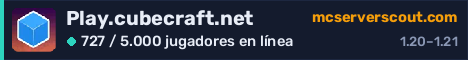 Banner del servidor Play.cubecraft.net