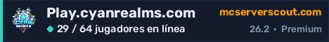 Banner del servidor Play.cyanrealms.com