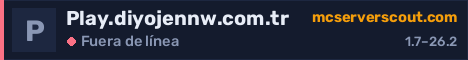 Banner del servidor Play.diyojennw.com.tr