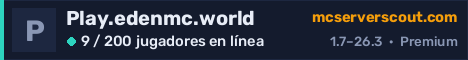 Banner del servidor Play.edenmc.world
