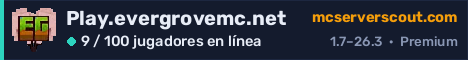 Banner del servidor Play.evergrovemc.net