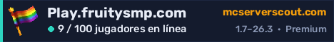 Banner del servidor Play.fruitysmp.com