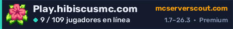 Banner del servidor Play.hibiscusmc.com