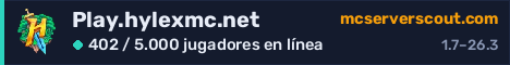 Banner del servidor Play.hylexmc.net