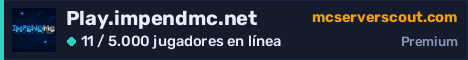 Banner del servidor Play.impendmc.net
