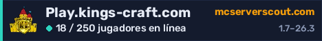 Banner del servidor Play.kings-craft.com