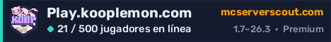 Banner del servidor Play.kooplemon.com