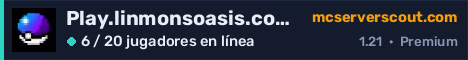 Banner del servidor Play.linmonsoasis.com:25605