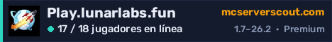 Banner del servidor Play.lunarlabs.fun