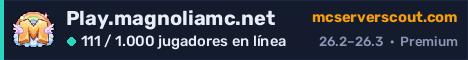 Banner del servidor Play.magnoliamc.net