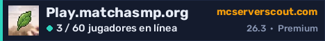 Banner del servidor Play.matchasmp.org