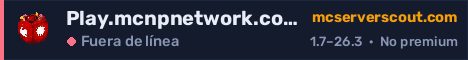 Banner del servidor Play.mcnpnetwork.com
