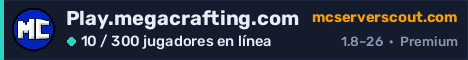 Banner del servidor Play.megacrafting.com