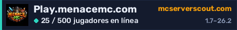 Banner del servidor Play.menacemc.com