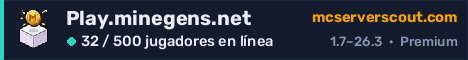 Banner del servidor Play.minegens.net