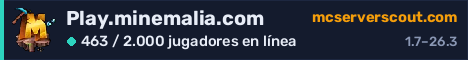 Banner del servidor Play.minemalia.com