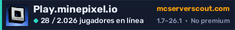 Banner del servidor Play.minepixel.io